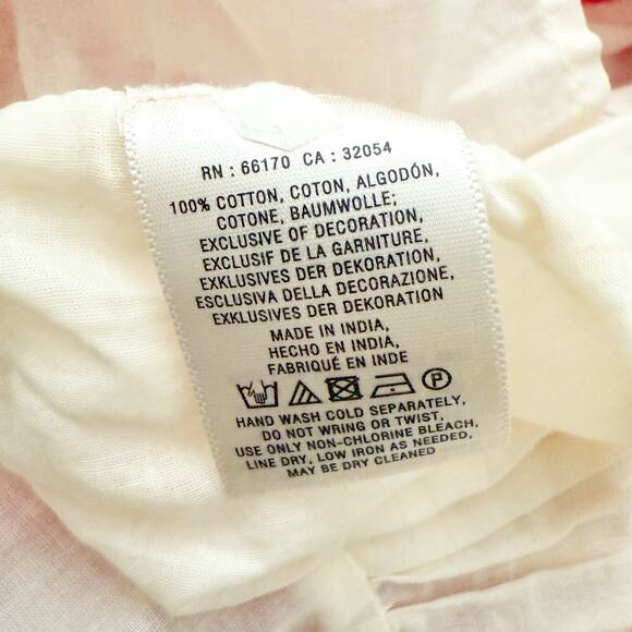 ANTHROPOLOGIE x LEIFSDOTTIR | Azalea Stitched Embroidered Dress Pink | Size 8 - Picture 8 of 9